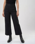 Damen weite Bequemhose mit modischen Details
