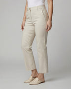 Damen Weite Stoffhose High Waist elegant geschnitten