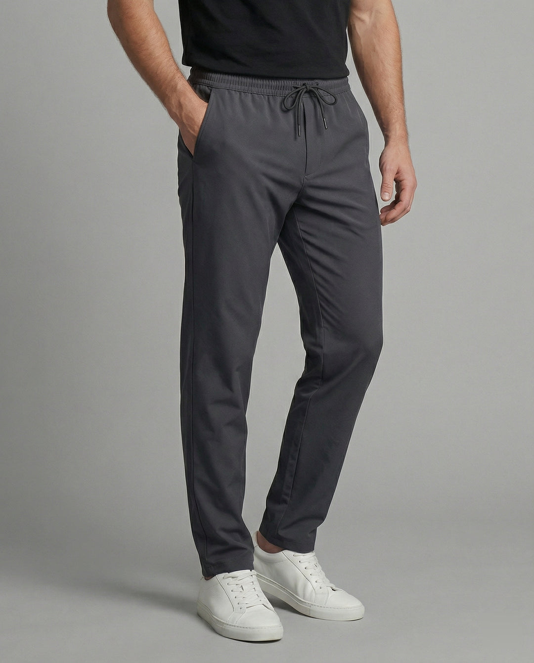 Herren Chinohose elastisch mit Tunnelzug