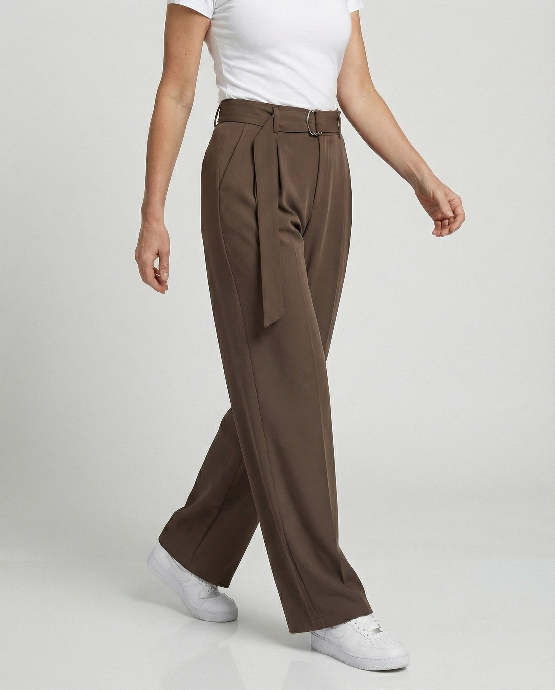 Freizeitkleidung Unisex Bundfaltenhose Weit