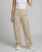 Damen Cargo-Hose mit elastischem Bund und praktischen Seitentaschen R&B