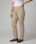 Damen formelle Stoffhose mit hohem Bund
