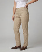 Damen formelle Stoffhose mit hohem Bund