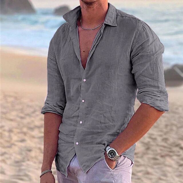 Elegantes Sommerhemd mit Luftigem Leinenstoff