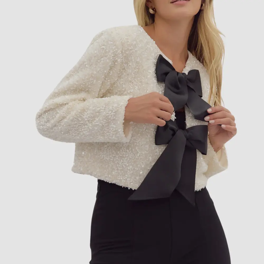 R&B | Paillettenschleife Blazer