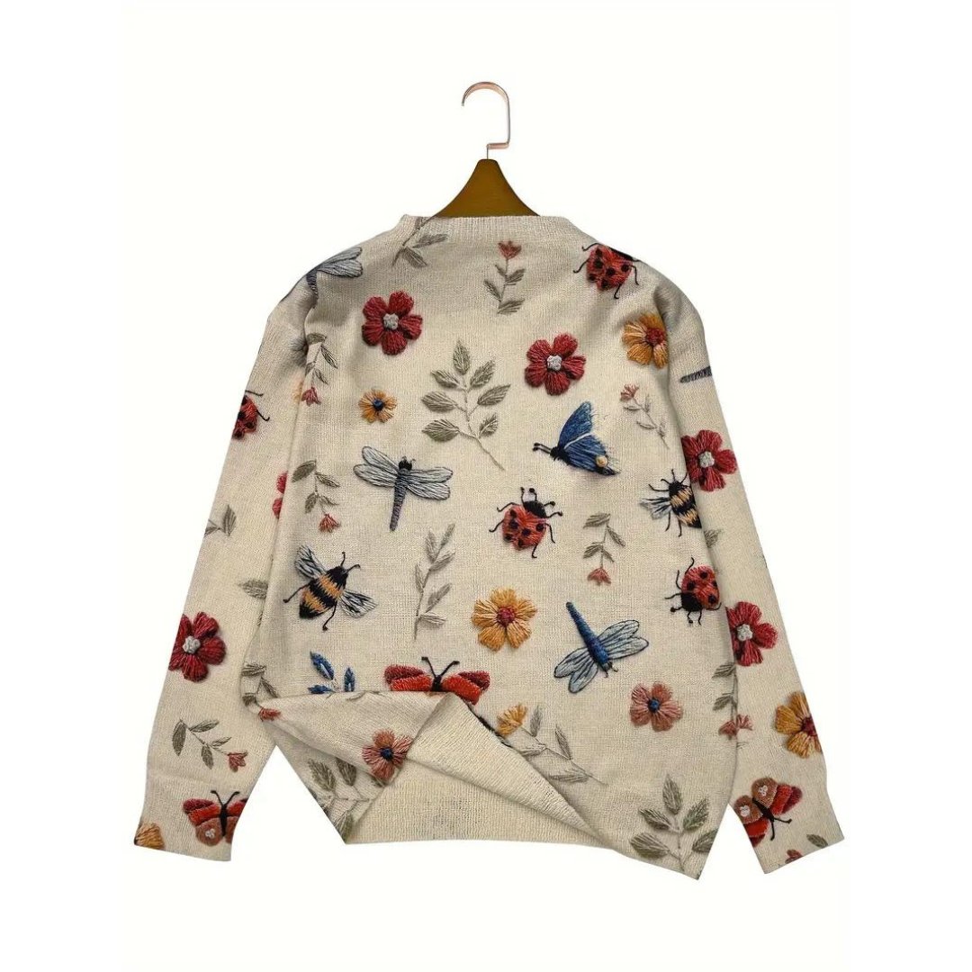 R&B | Floral Rollkragenpullover
