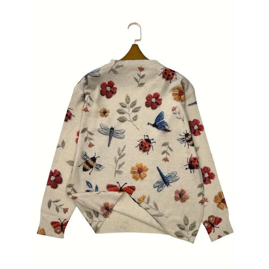 R&B | Floral Rollkragenpullover