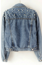 R&B | Frauen Denim Jacke Pearl