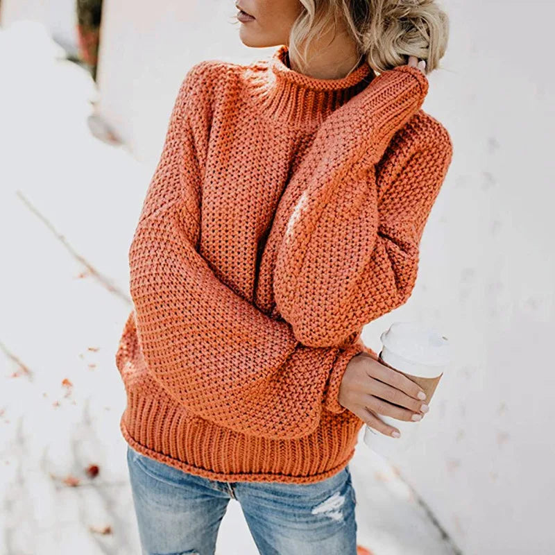 R&B | Luxe Damen Rollkragenpullover