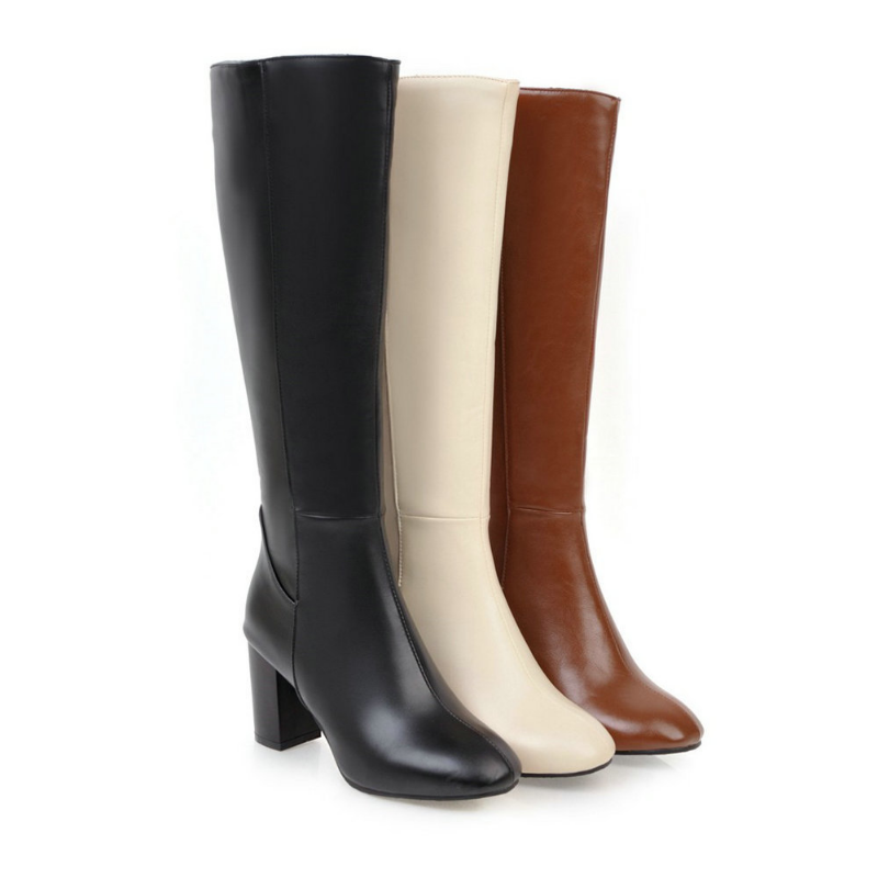 R&B | Luxus vegane Leder Stiefeletten mit Reißverschluss