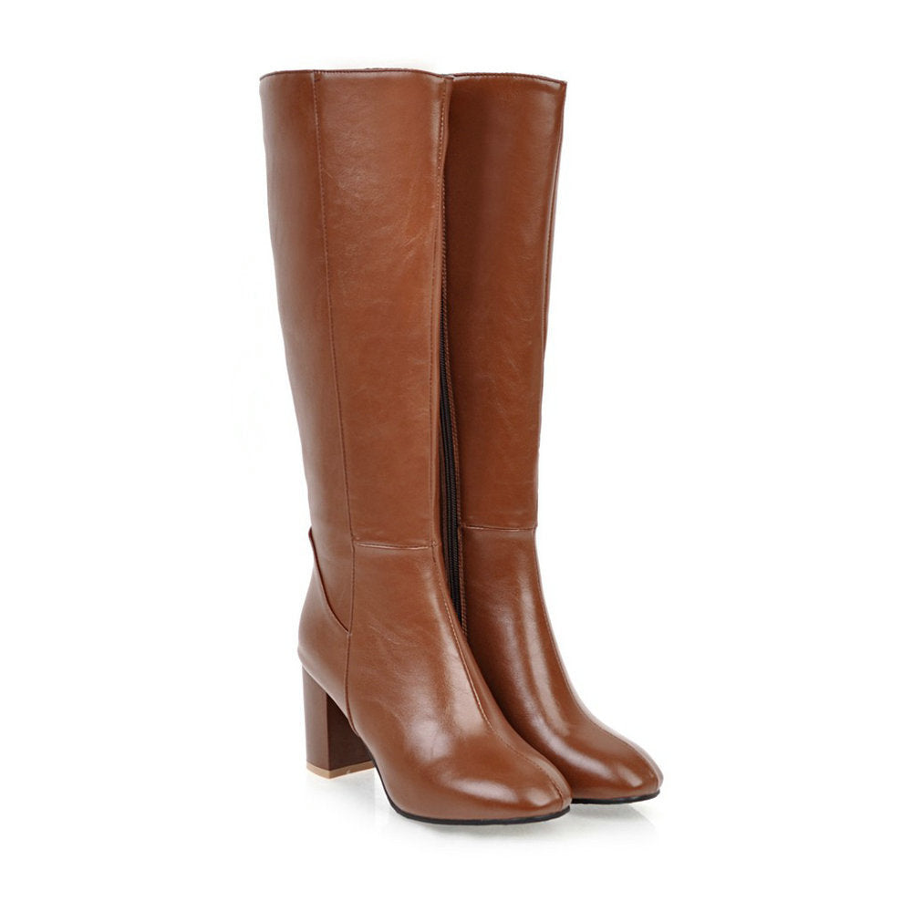 R&B | Luxus vegane Leder Stiefeletten mit Reißverschluss
