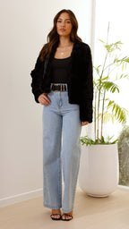 R&B | Luxuriöse Damen-Crop-Jacke
