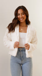 R&B | Luxuriöse Damen-Crop-Jacke