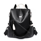 R&B | Luxus Damen Reise Schwarz Rot Weiß Rucksack