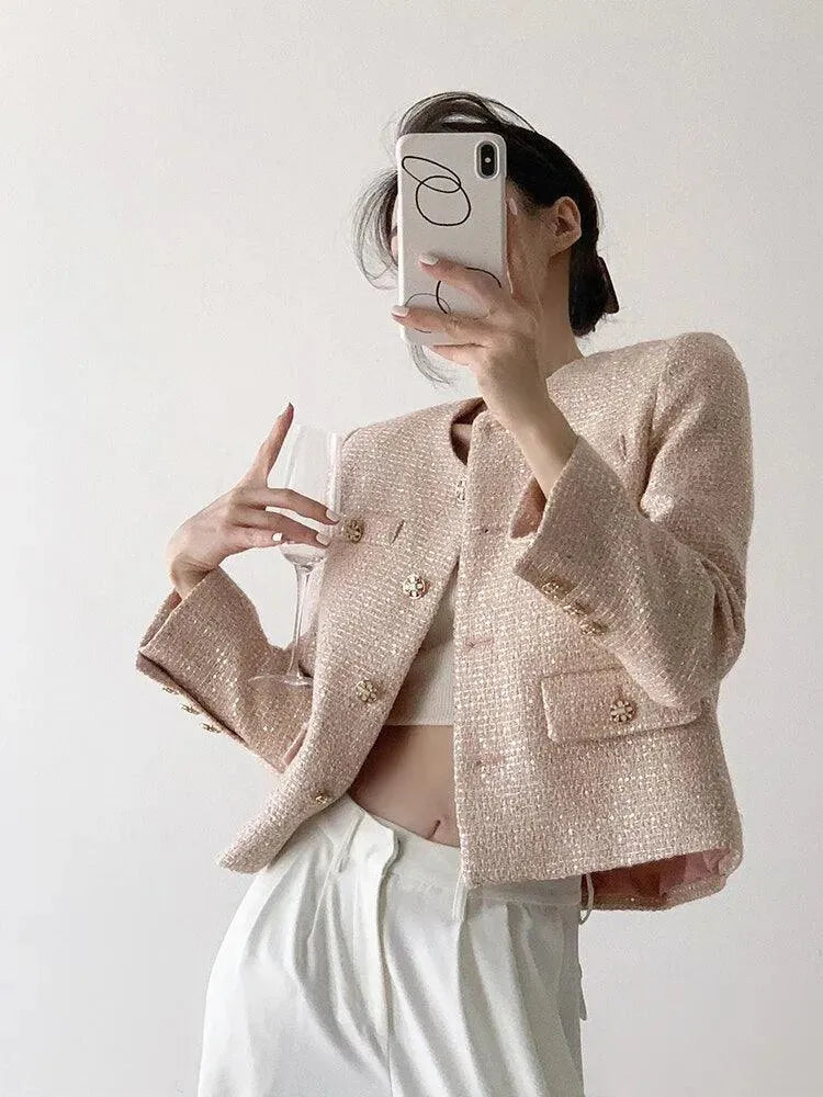 R&B | Luxus Frauen Tweed-Jacke