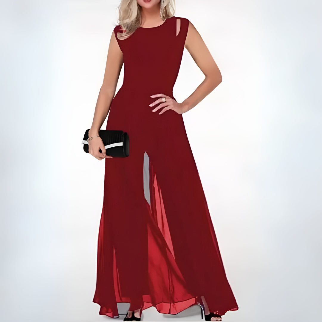 R&B | Jumpsuit - Chiffon - Ohne Ärmel - Eleganter Stil für Besondere Anlässe