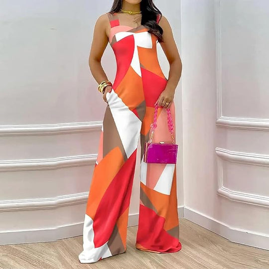 R&B | Bedruckter Modischer Jumpsuit