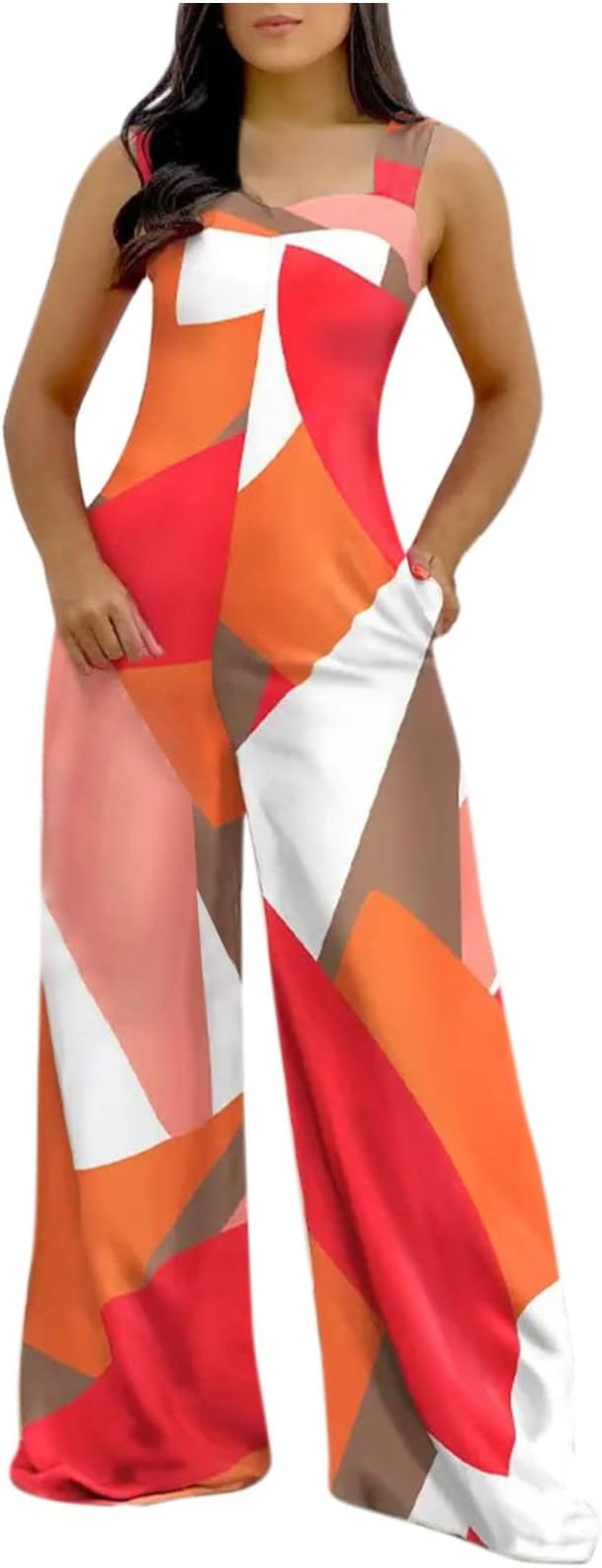 R&B | Bedruckter Modischer Jumpsuit