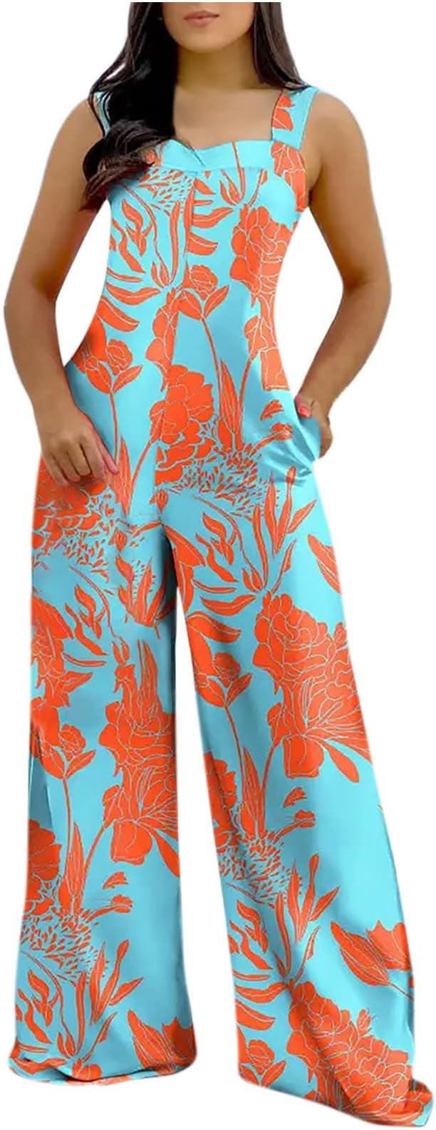 R&B | Bedruckter Modischer Jumpsuit