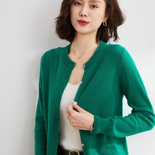 R&B | Kuschelige Strickjacke mit Feinem Muster