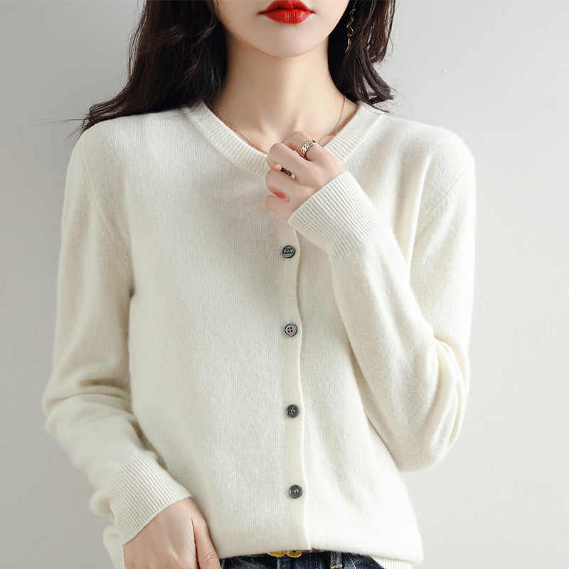 R&B | Kuschelige Strickjacke mit Feinem Muster