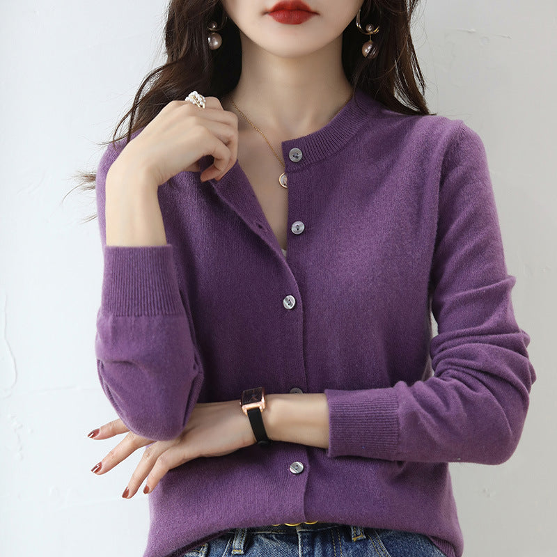 R&B | Kuschelige Strickjacke mit Feinem Muster