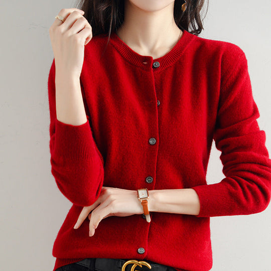 R&B | Kuschelige Strickjacke mit Feinem Muster