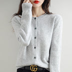 R&B | Kuschelige Strickjacke mit Feinem Muster