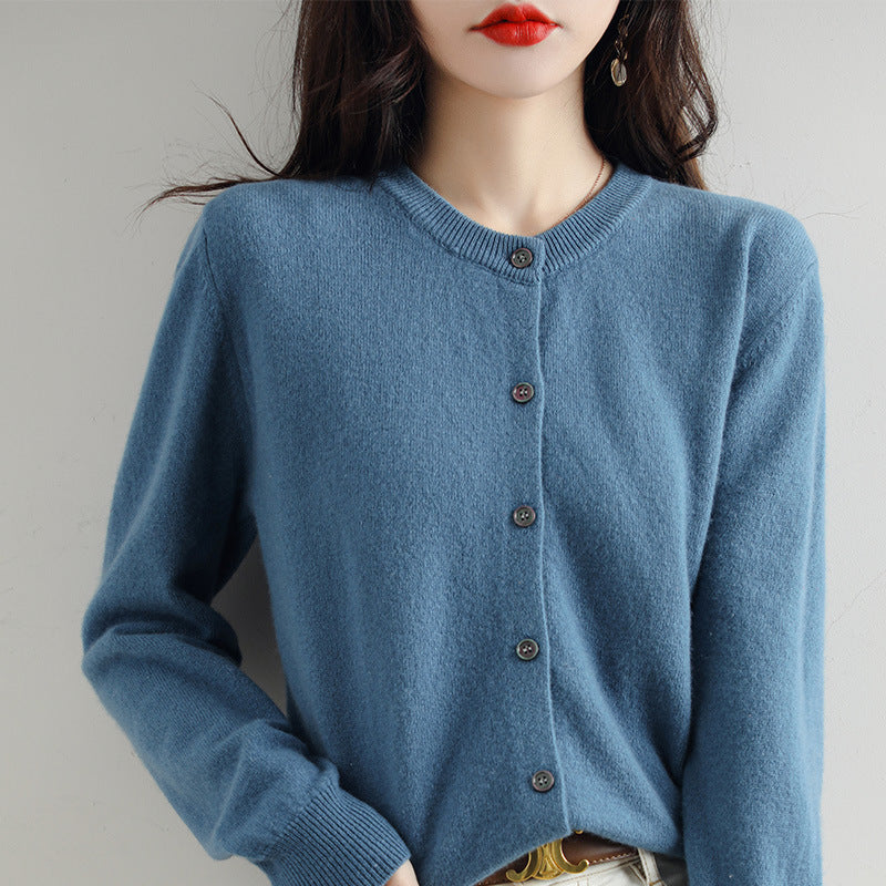 R&B | Kuschelige Strickjacke mit Feinem Muster