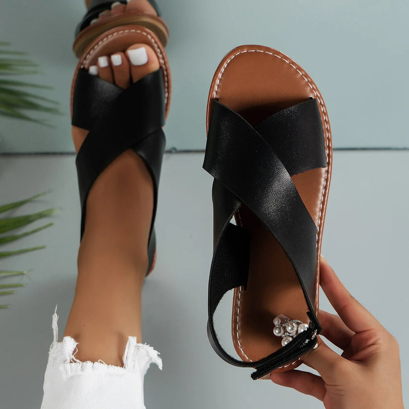 R&B | Damen sandalen mit Schnalle