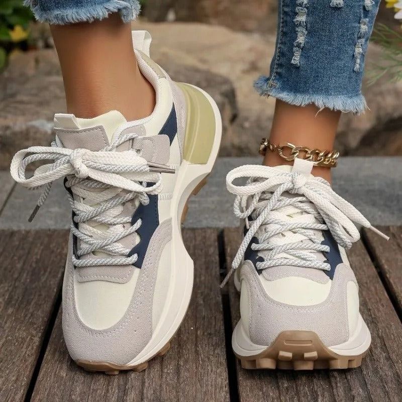 Damen Mischfarben Sneakers R&B