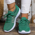 Frauen atmungsaktive Strick-Sneaker R&B