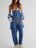 EB Damen Jeans Latzhose für den Sommer