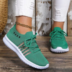 Frauen atmungsaktive Strick-Sneaker R&B