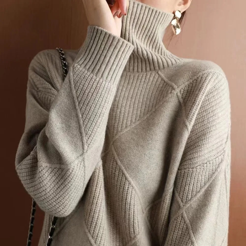 R&BMode - Damen Rollkragenpullover