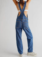 R&B Damen Jeans Latzhose für den Sommer