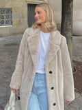 R&B | Weiche Faux Fur Jacke Polyester Elegant und Warm