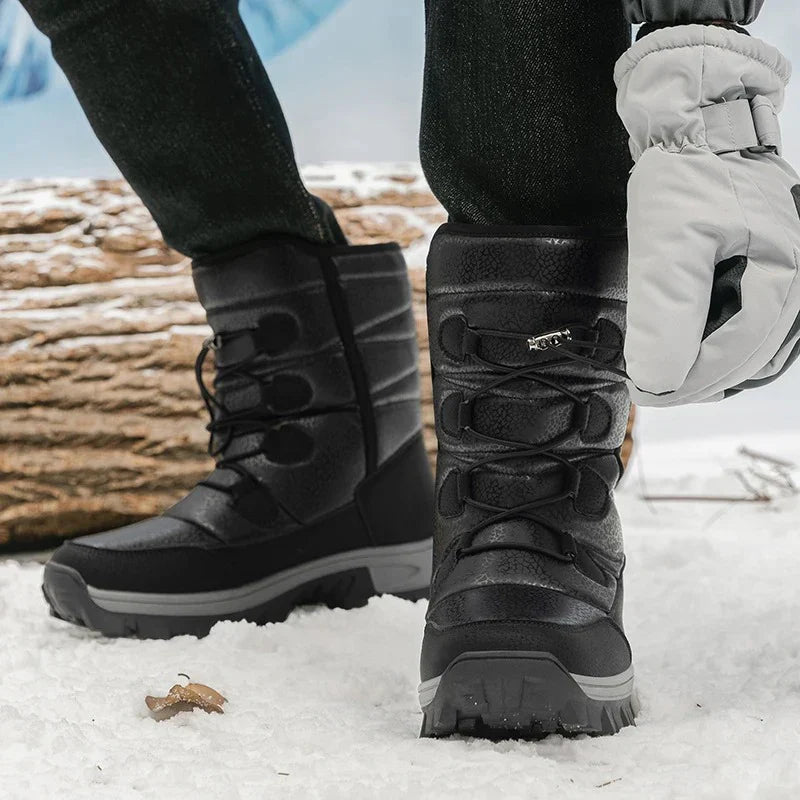 Wasserdichte Winter-Plüsch-Schneestiefel R&B