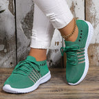 Frauen atmungsaktive Strick-Sneaker R&B
