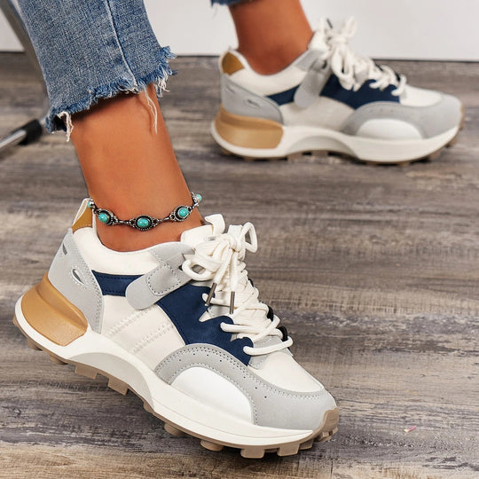 Damen Sneaker mit dicken Sohlen R&B