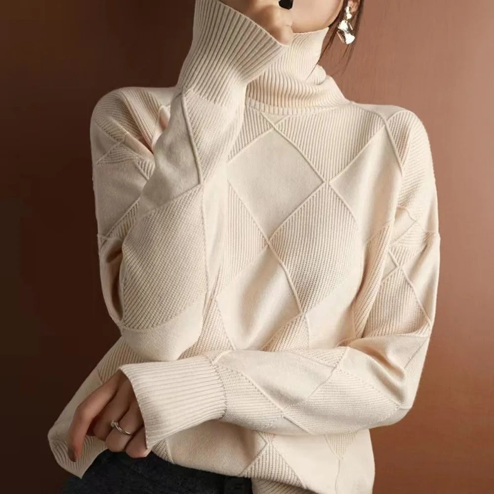 R&BMode - Damen Rollkragenpullover