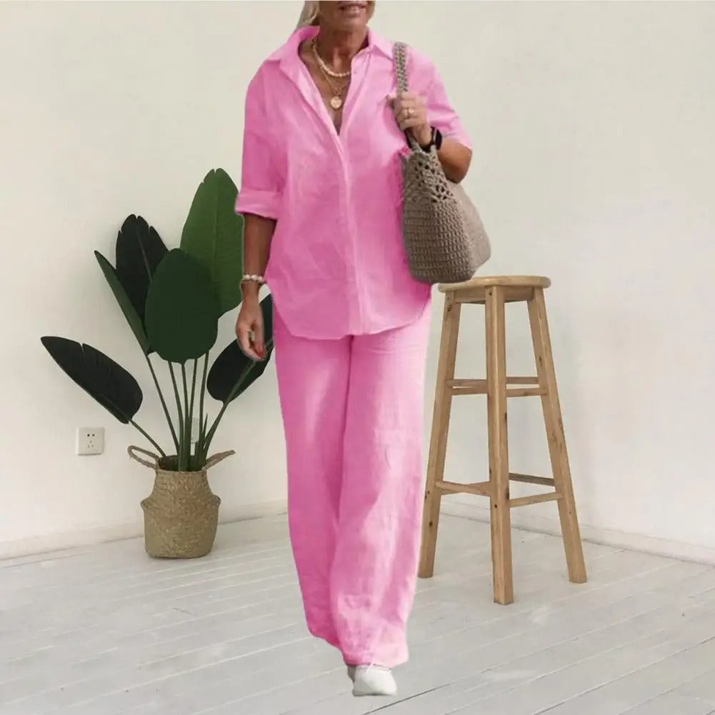 R&B | Lässiges Baumwoll-Set Für Damen