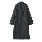 R&B | Trenchcoat - Wollmischung - Oversized Fit - Doppelt gefertigt - Klassisches Design