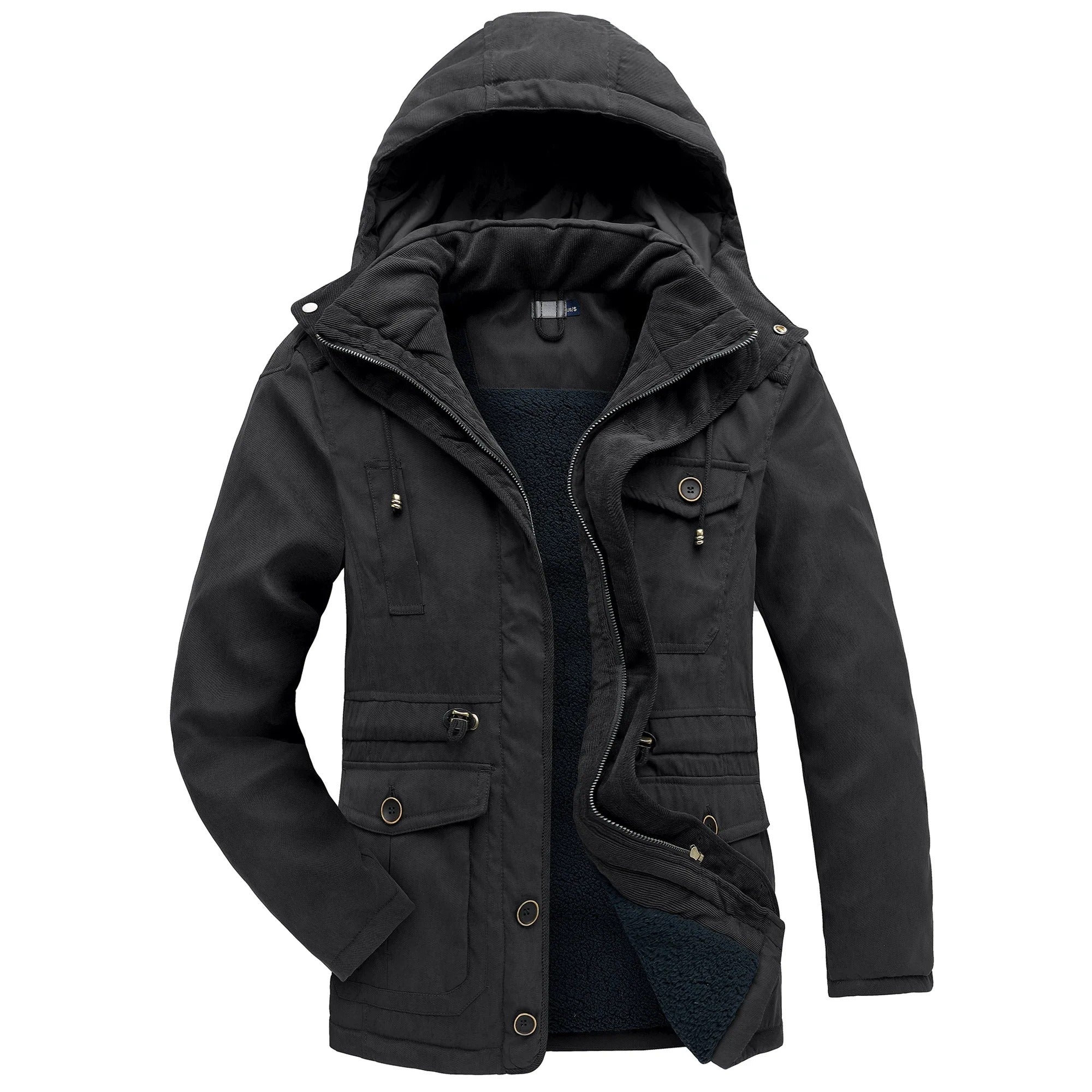 R&B | Warme Winterjacke mit Fleece-Futter Gippeto