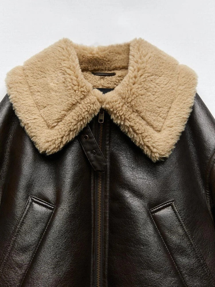 R&B | Wärmende Lederjacke