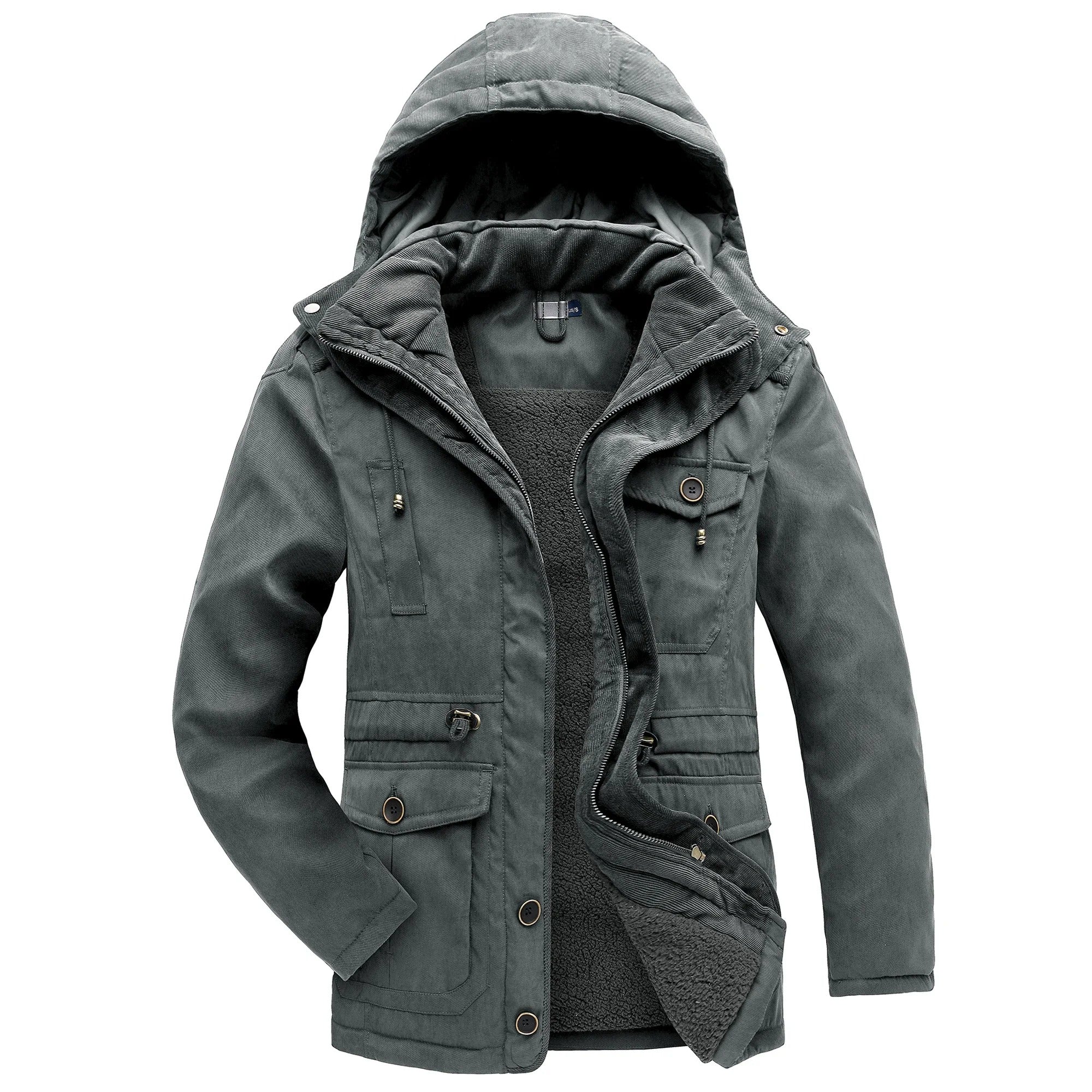 R&B | Warme Winterjacke mit Fleece-Futter Gippeto