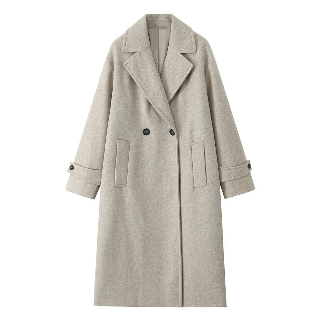 R&B | Trenchcoat - Wollmischung - Oversized Fit - Doppelt gefertigt - Klassisches Design