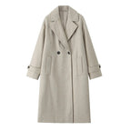 R&B | Trenchcoat - Wollmischung - Oversized Fit - Doppelt gefertigt - Klassisches Design