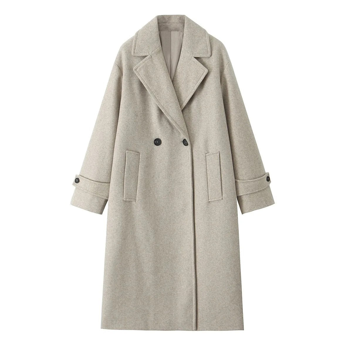 R&B | Trenchcoat - Wollmischung - Oversized Fit - Doppelt gefertigt - Klassisches Design