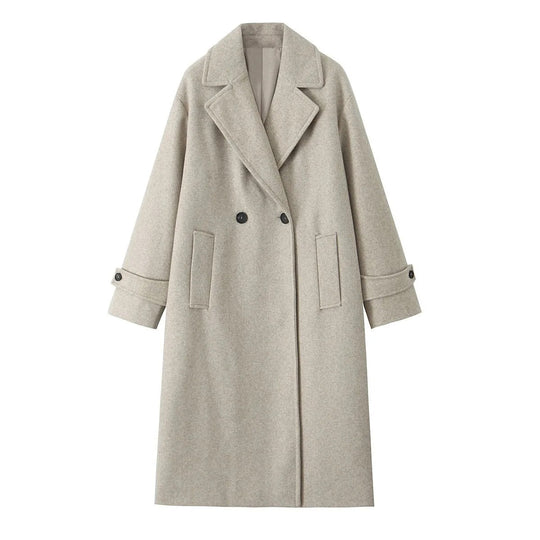 R&B | Trenchcoat - Wollmischung - Oversized Fit - Doppelt gefertigt - Klassisches Design